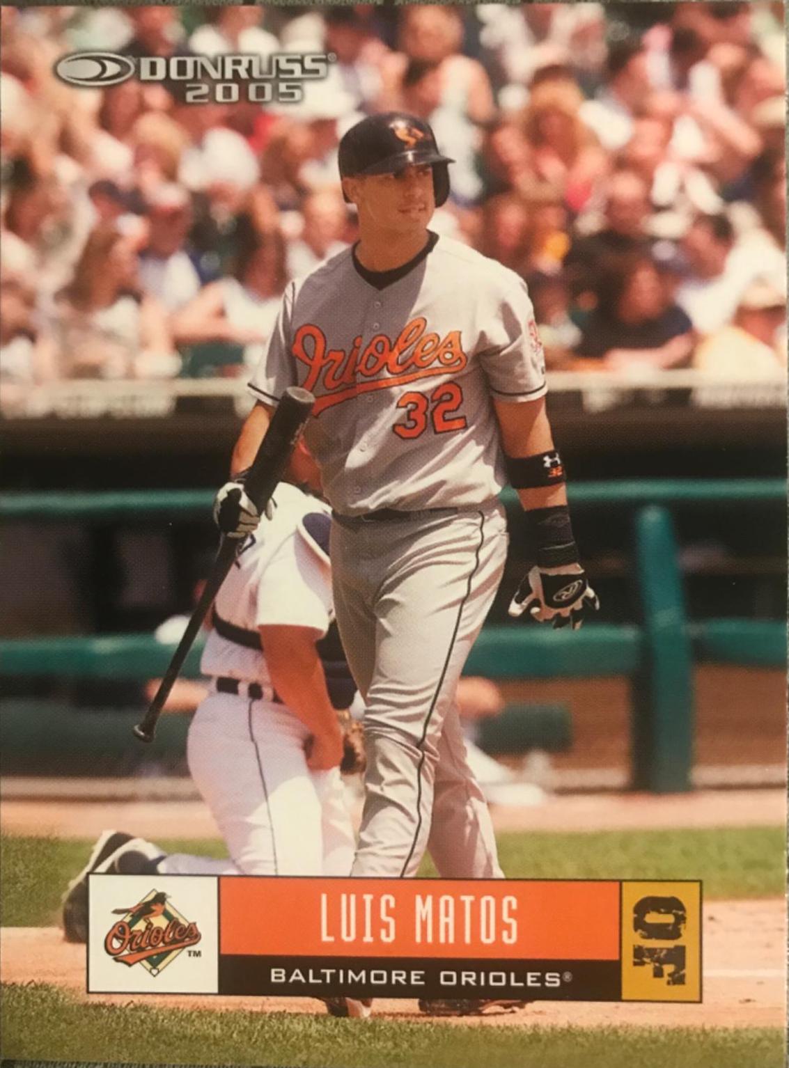 Luis Matos #109 Baseball Cards 2005 Donruss