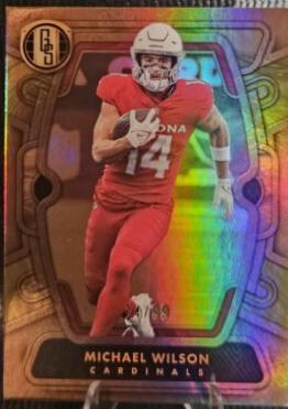 Michael Wilson #3 Football Cards 2024 Panini Gold Standard