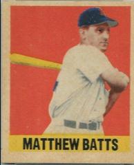 Matthew Batts #108 Baseball Cards 1948 Leaf Prices