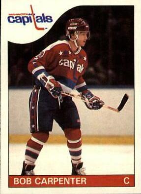 Bob Carpenter #26 Hockey Cards 1985 Topps