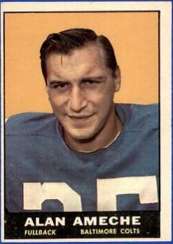 Alan Ameche #3 Football Cards 1961 Topps