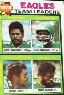 Wilbert Montgomery, Harold Carmichael, Herman Edwards, Dennis Harrison