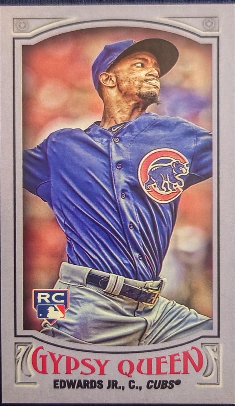 2016 Topps Gypsy Queen Carl Edwards Jr. Mini Purple /250 #201 Baseball Cards 2016 Topps Gypsy Queen