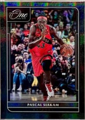 Pascal Siakam #5 Basketball Cards 2021 Panini One and One