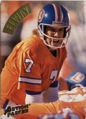 John Elway #26 Football Cards 1994 Action Packed