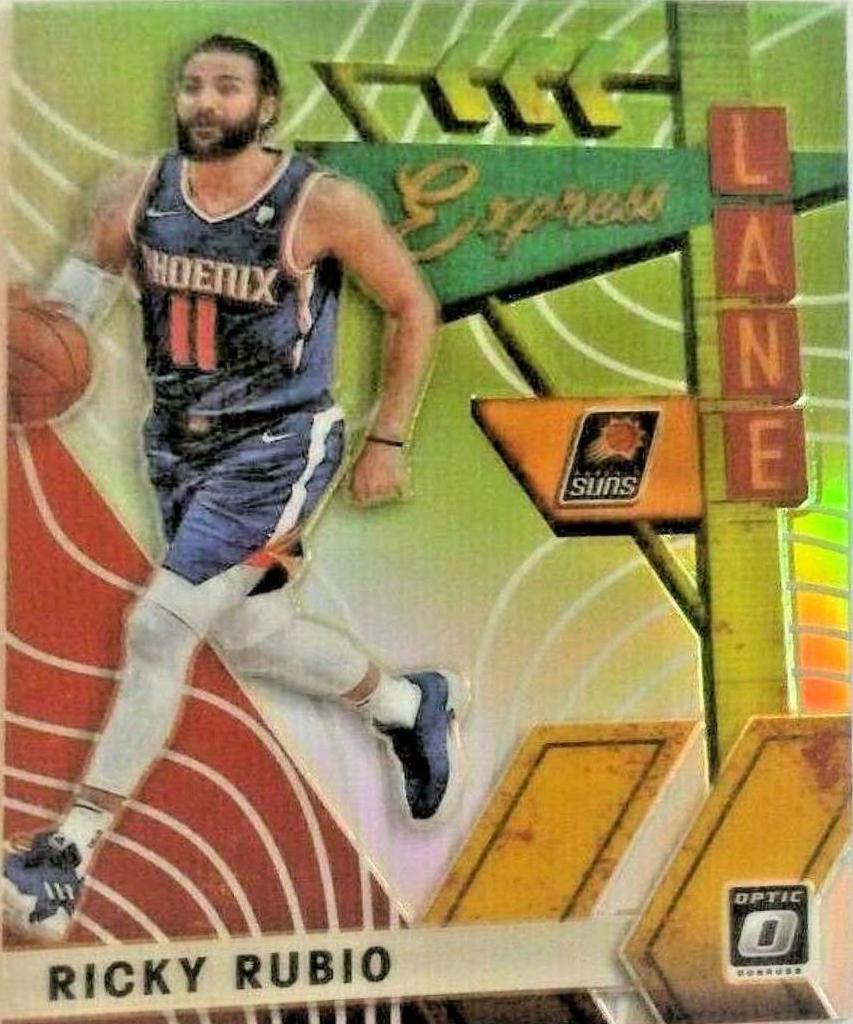 Ricky Rubio #4 Basketball Cards 2019 Panini Donruss Optic Express Lane