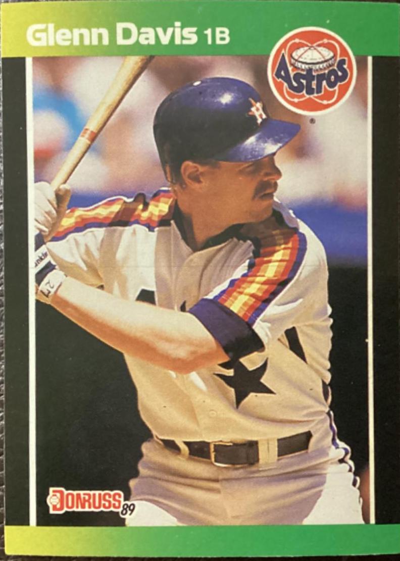 Glenn Davis #8 Baseball Cards 1989 Donruss Baseball's Best