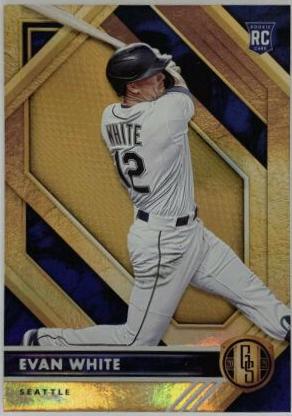 Evan White #5 Baseball Cards 2021 Panini Chronicles Gold Standard