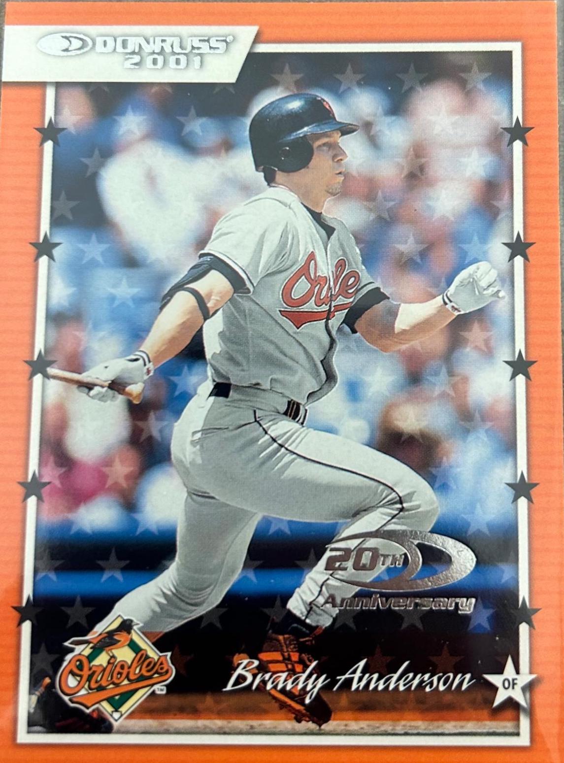 Brady Anderson #66 Baseball Cards 2001 Donruss