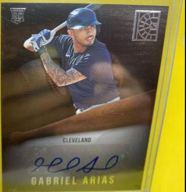 Gabriel Arias #RA-GA Baseball Cards 2022 Panini Capstone Rookie Autographs