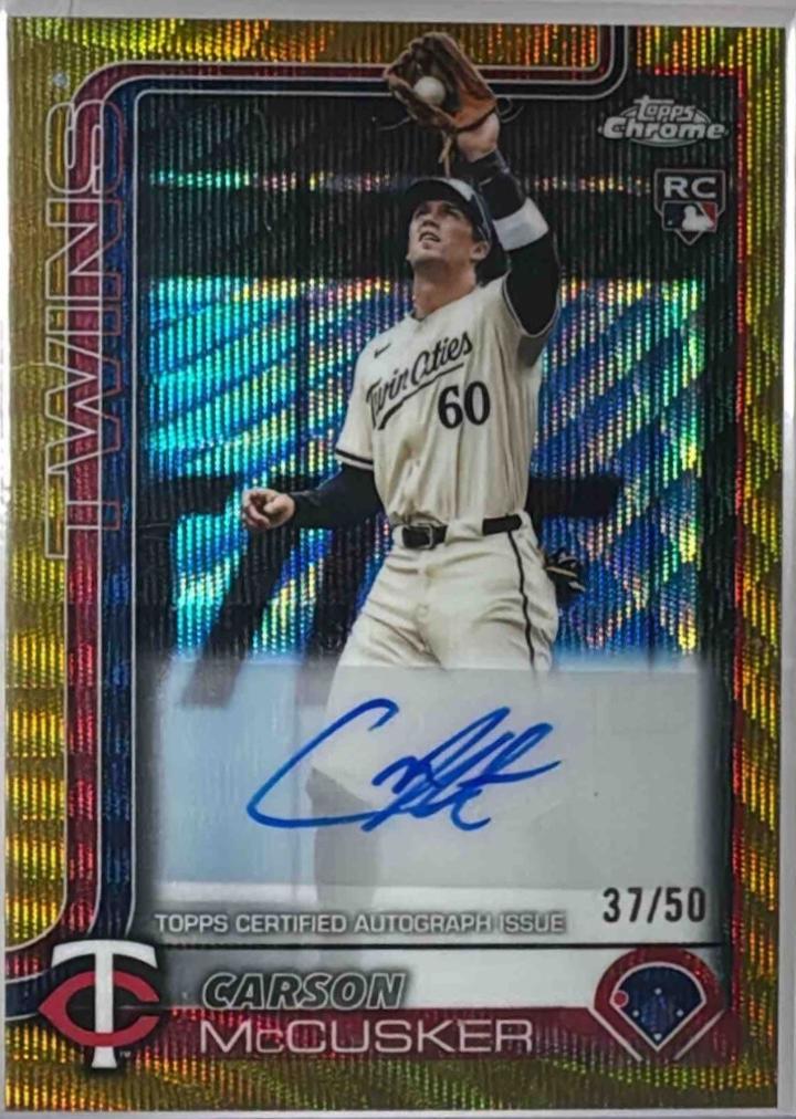 Carson McCusker [Gold Wave Refractor] #AC-CMC