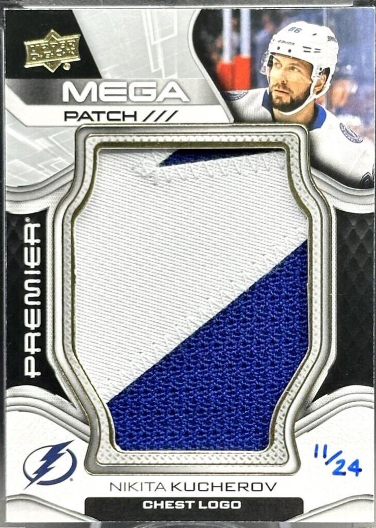 Nikita Kucherov #PMP-NK 2022 Upper Deck Premier Mega Patch Hockey