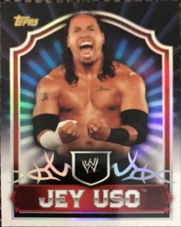 Jey Uso #29 Wrestling Cards 2011 Topps WWE Classic
