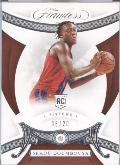 Sekou Doumbouya #95 Basketball Cards 2019 Panini Flawless