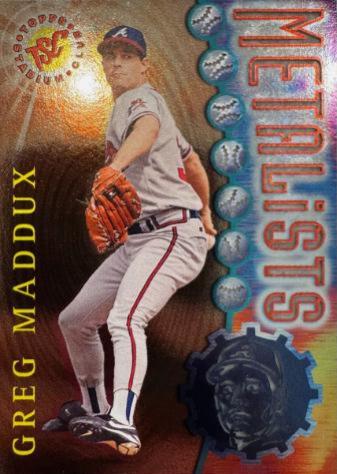 Greg Maddux #M6 Baseball Cards 1996 Stadium Club Metalists