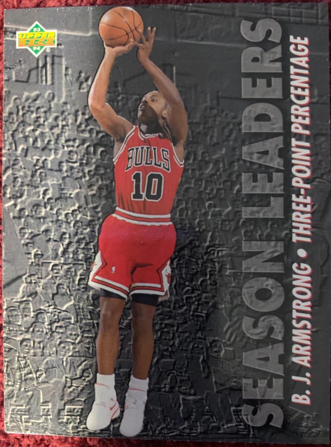 B.J. Armstrong #169 Basketball Cards 1993 Upper Deck