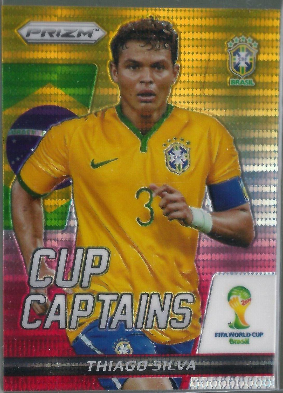 Thiago Silva [Yellow & Red Pulsar] #28 Prices | 2014 Panini Prizm