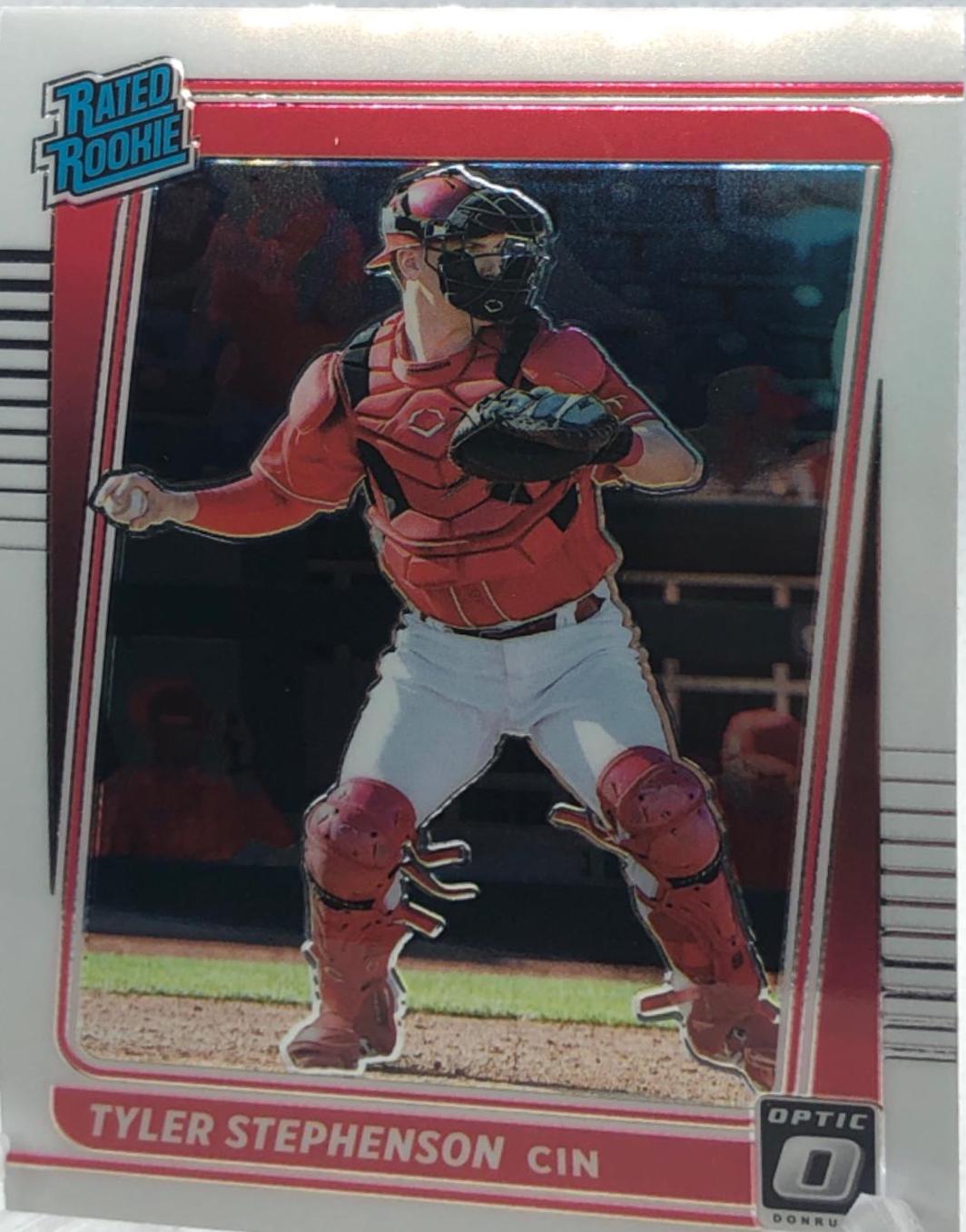 Tyler Stephenson #57 Baseball Cards 2021 Panini Donruss
