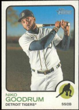 Niko Goodrum #75 Baseball Cards 2022 Topps Heritage