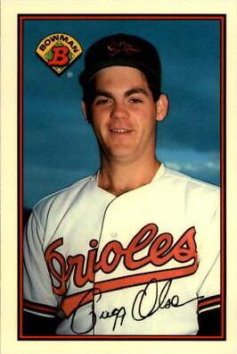 Gregg Olson #6 Baseball Cards 1989 Bowman Tiffany