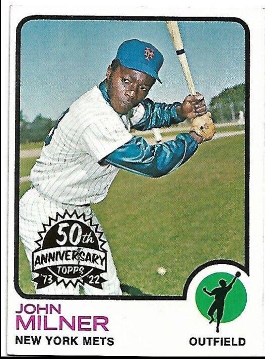 John Milner #4 Baseball Cards 2022 Topps Heritage 50th Anniversary Buyback