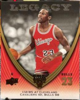 Michael Jordan #37 Basketball Cards 2008 Upper Deck Jordan Legacy