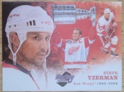 Steve Yzerman #HH-YZ 2010 Upper Deck Hockey Heroes