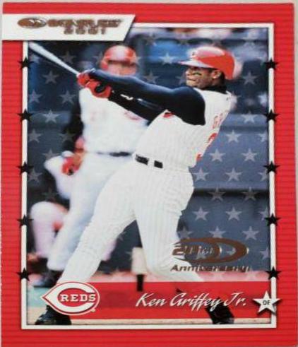 Ken Griffey Jr. #13 Baseball Cards 2001 Donruss