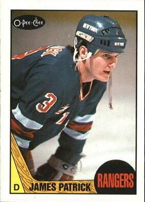 James Patrick #18 Hockey Cards 1987 O-Pee-Chee