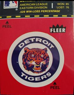 Sticker Detroit Tiger '79