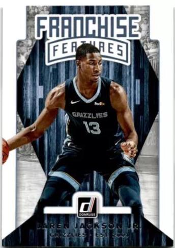 Jaren Jackson Jr. #8 Basketball Cards 2019 Panini Donruss Franchise Features
