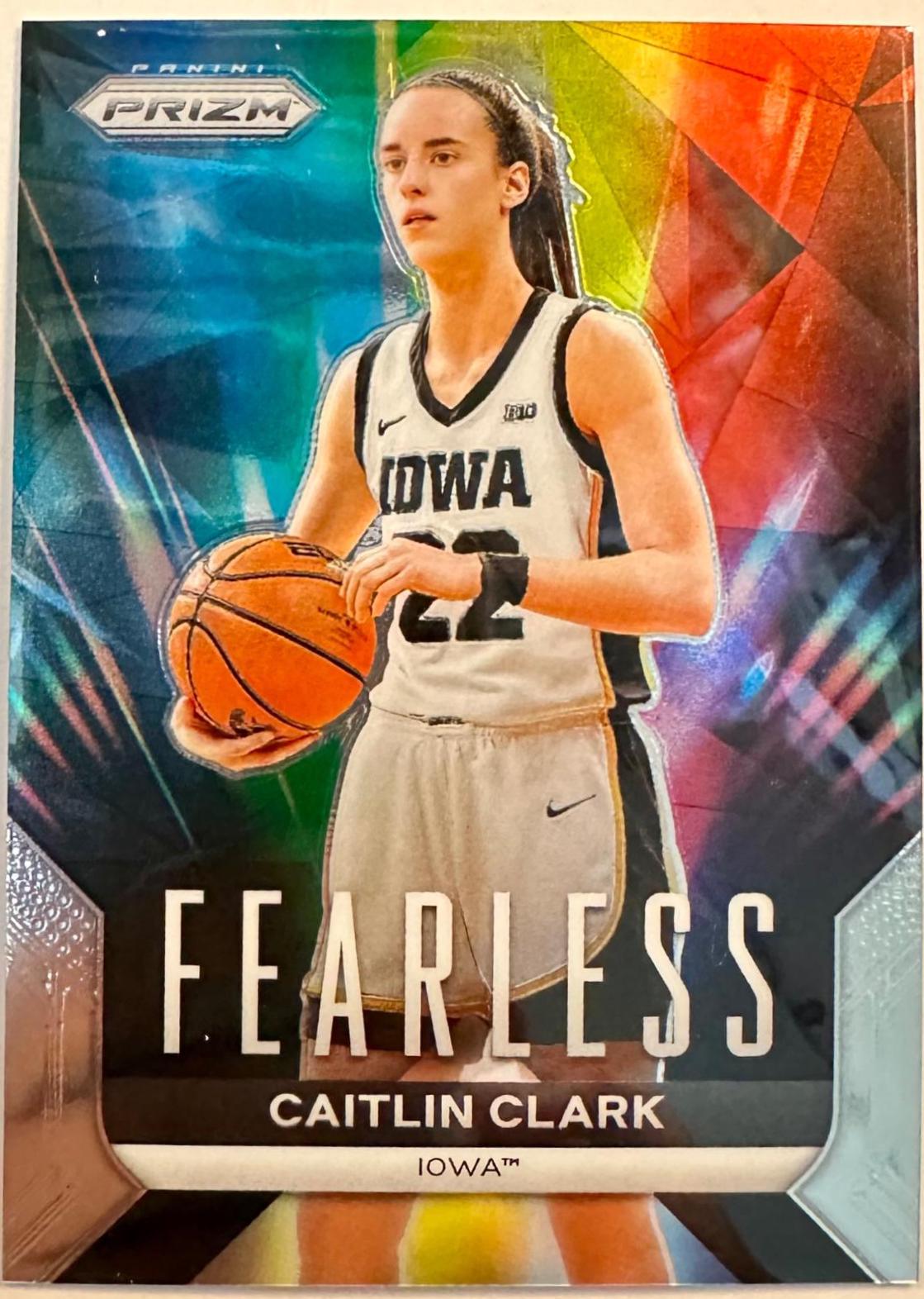 Caitlin Clark #F1 Basketball Cards 2024 Panini Caitlin Clark Collection Fearless