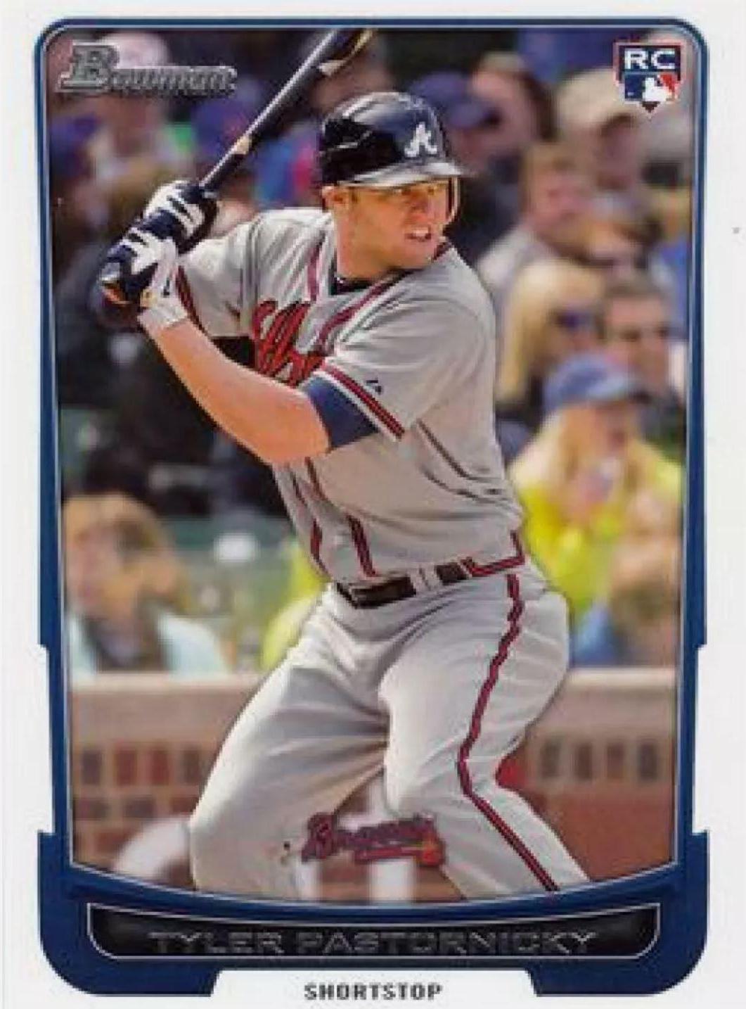 Tyler Pastornicky #2 Baseball Cards 2012 Bowman Draft