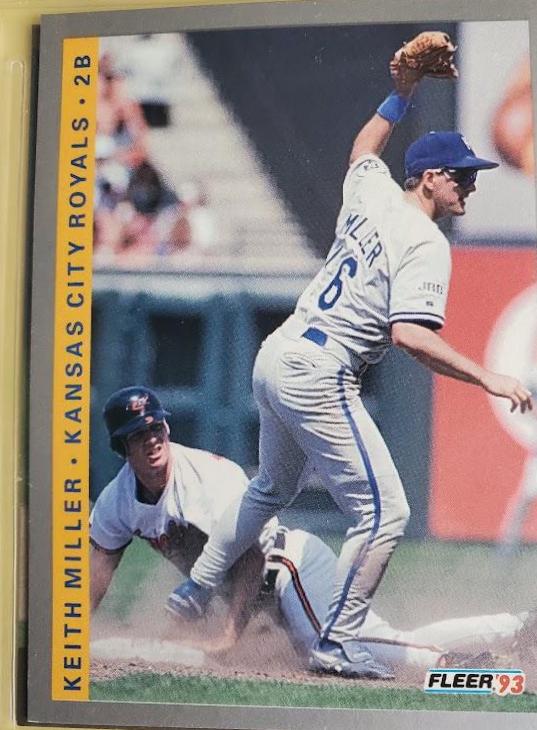 Keith Miller #244 Baseball Cards 1993 Fleer