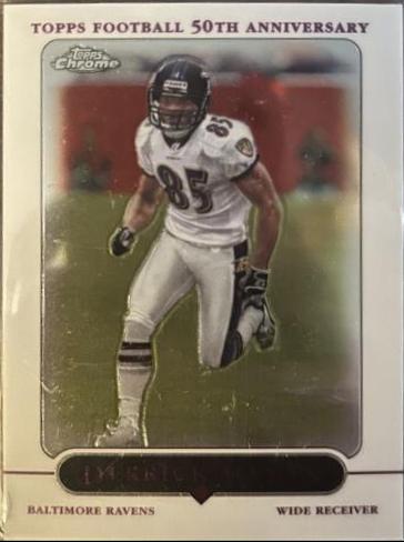 Derrick Mason #15 Football Cards 2005 Topps Chrome