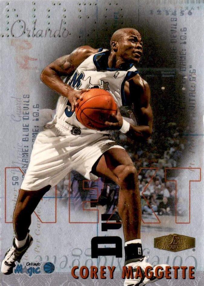 Corey Maggette #4 Basketball Cards 1999 Flair Showcase