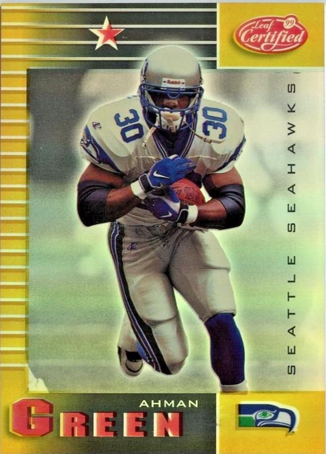 Ahman Green #85 1999 Leaf Certified Football