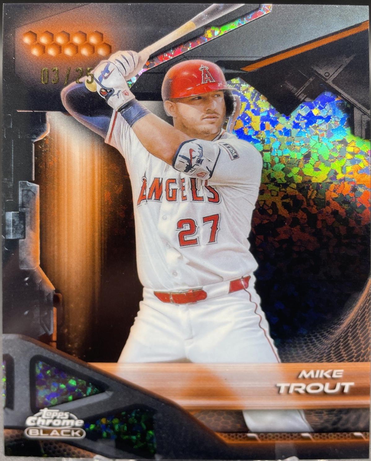 Mike Trout [Orange Mini-Diamond Refractor] #2