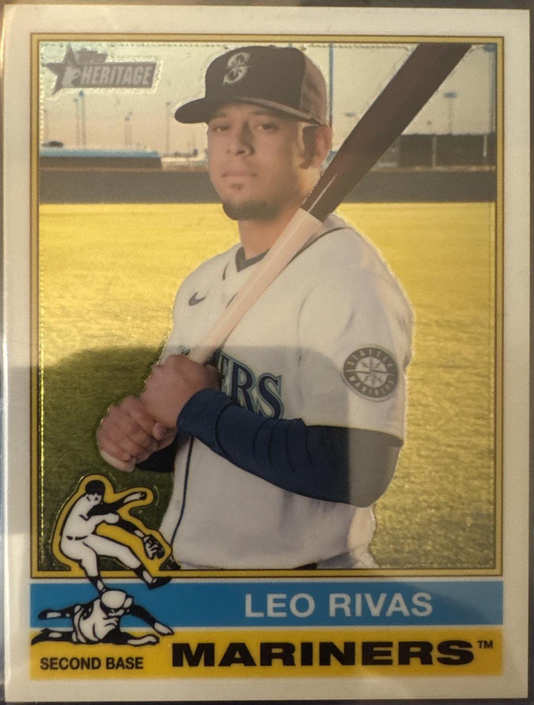 Leo Rivas [Chrome] #634 Prices | 2025 Topps Heritage High Number ...
