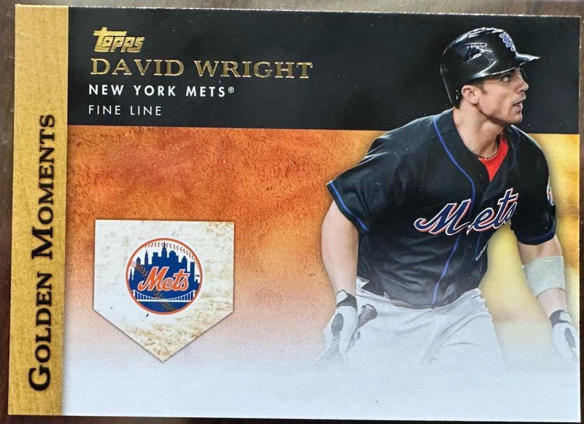 David Wright #GM-22 2012 Topps Golden Moments Baseball