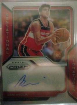Deni Avdija Basketball Cards 2020 Panini Prizm Sensational Signatures