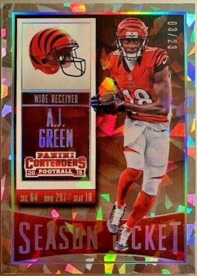 A.J. Green [Cracked Ice Ticket] #53