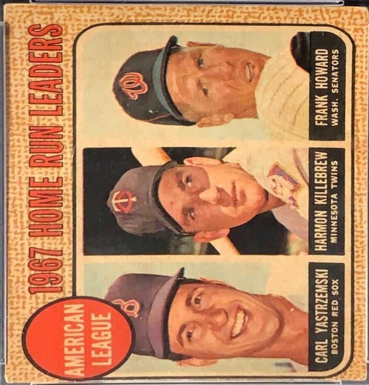 AL Home Run Leaders #6 Baseball Cards 1968 Venezuela Topps
