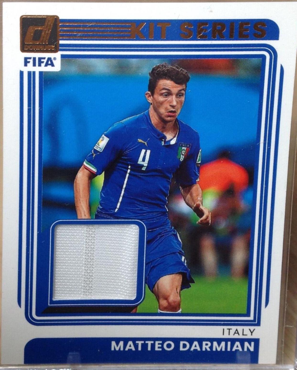 Matteo Darmian #KS-MDA Soccer Cards 2022 Panini Donruss Kit Series