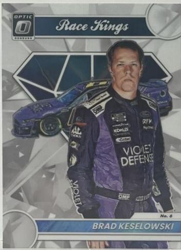 Brad Keselowski #6 Racing Cards 2023 Panini Donruss NASCAR Optic