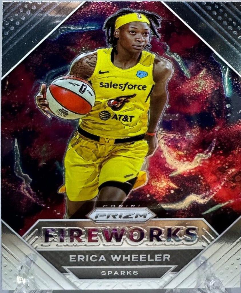 Erica Wheeler #15 2021 Panini Prizm WNBA Fireworks