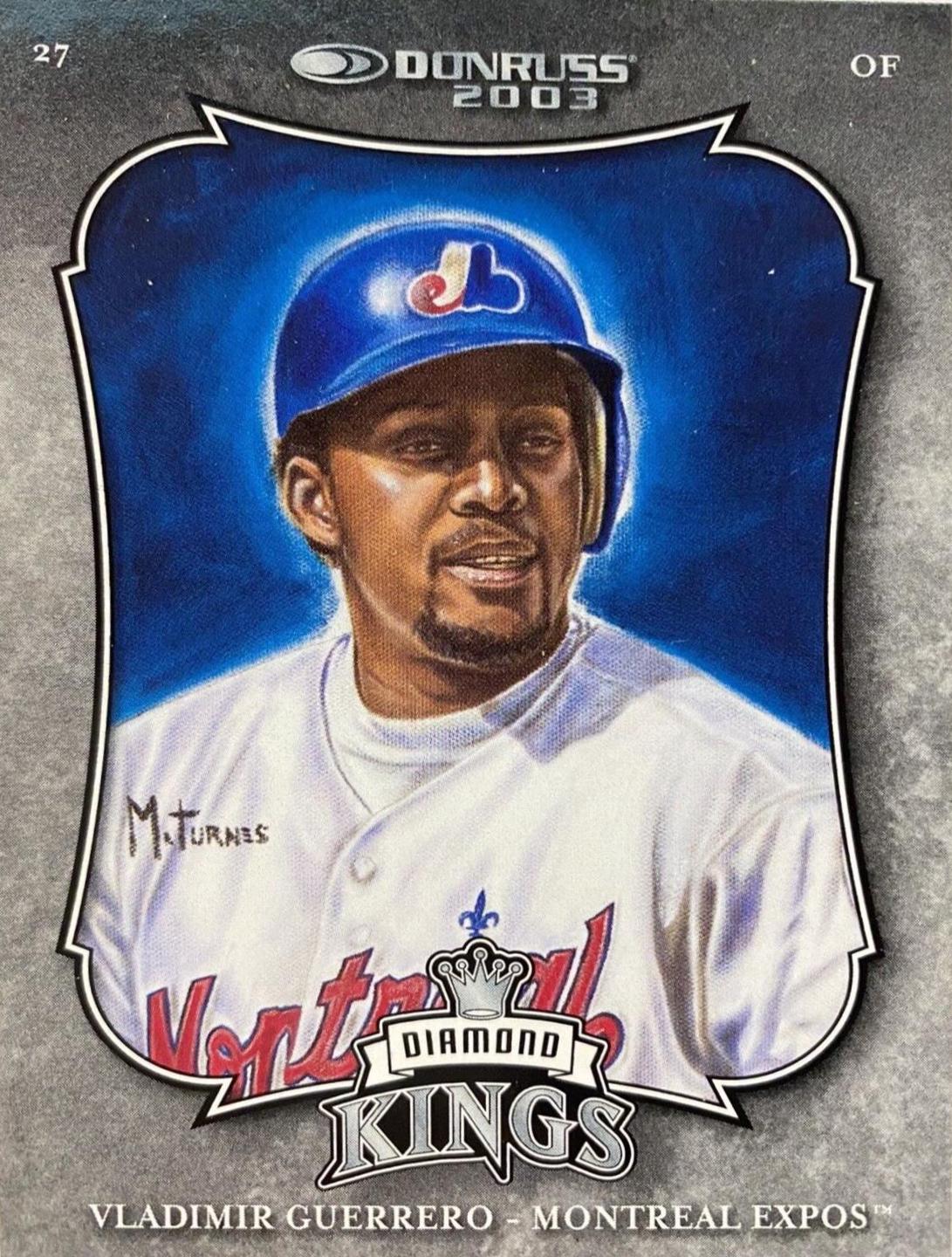 Vladimir Guerrero #1 Baseball Cards 2003 Donruss Diamond Kings