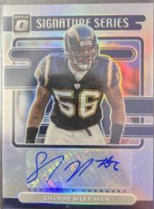 Shawne Merriman #SS-SM Football Cards 2021 Panini Donruss Optic Signature Series