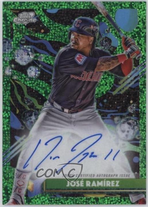 Jose Ramirez [Green Space Dust Refractor] #CCA-JRA