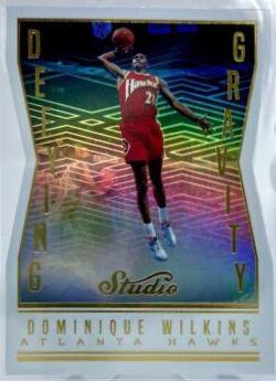 Dominique Wilkins #DG-DW Basketball Cards 2016 Panini Studio Defying Gravity Die-Cut